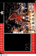 Michael Jordan 1998 Upper Deck Spectacular Star #28 Chicago Bulls