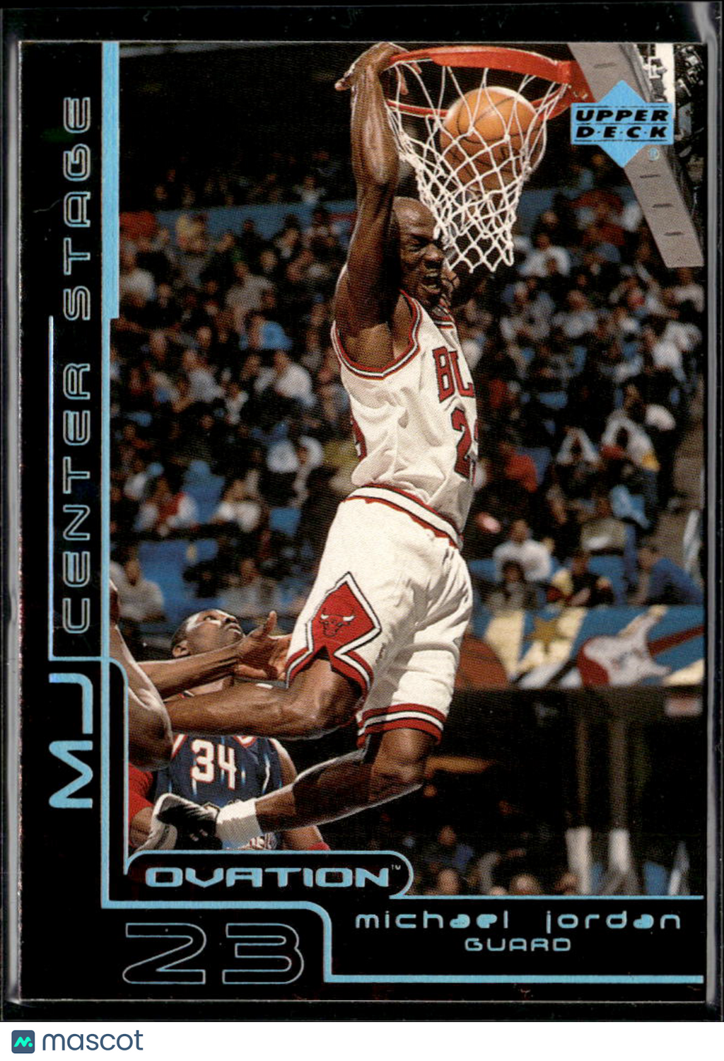 Michael Jordan 1999 Upper Deck Ovation MJ Center Stage #CS13 Chicago Bulls
