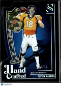 Peyton Manning 2025 Silhouette Hand Crafted Cracked Ice 9/25 Denver Broncos