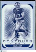 Josh Allen 2025 Phoenix Contours Silver Buffalo Bills