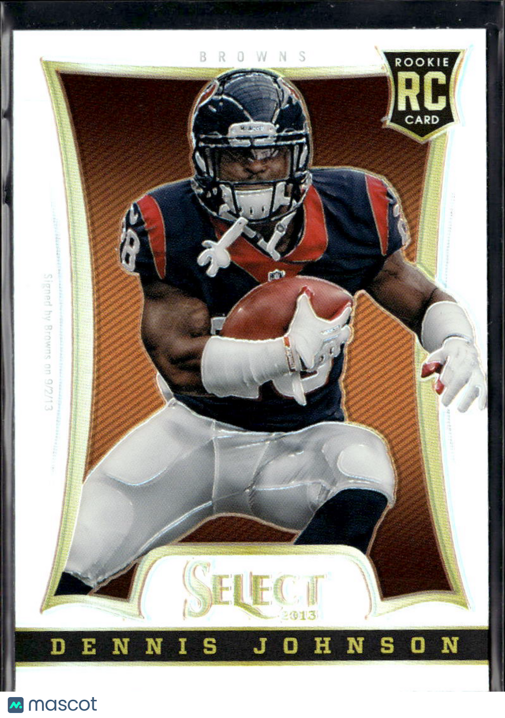 Dennis Johnson 2013 Panini Select Silver Prizm RC Cleveland Browns