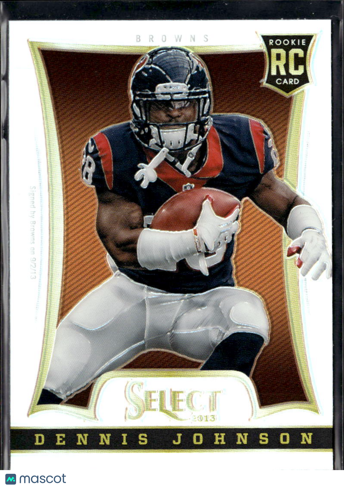 Dennis Johnson 2013 Panini Select Silver Prizm RC Cleveland Browns