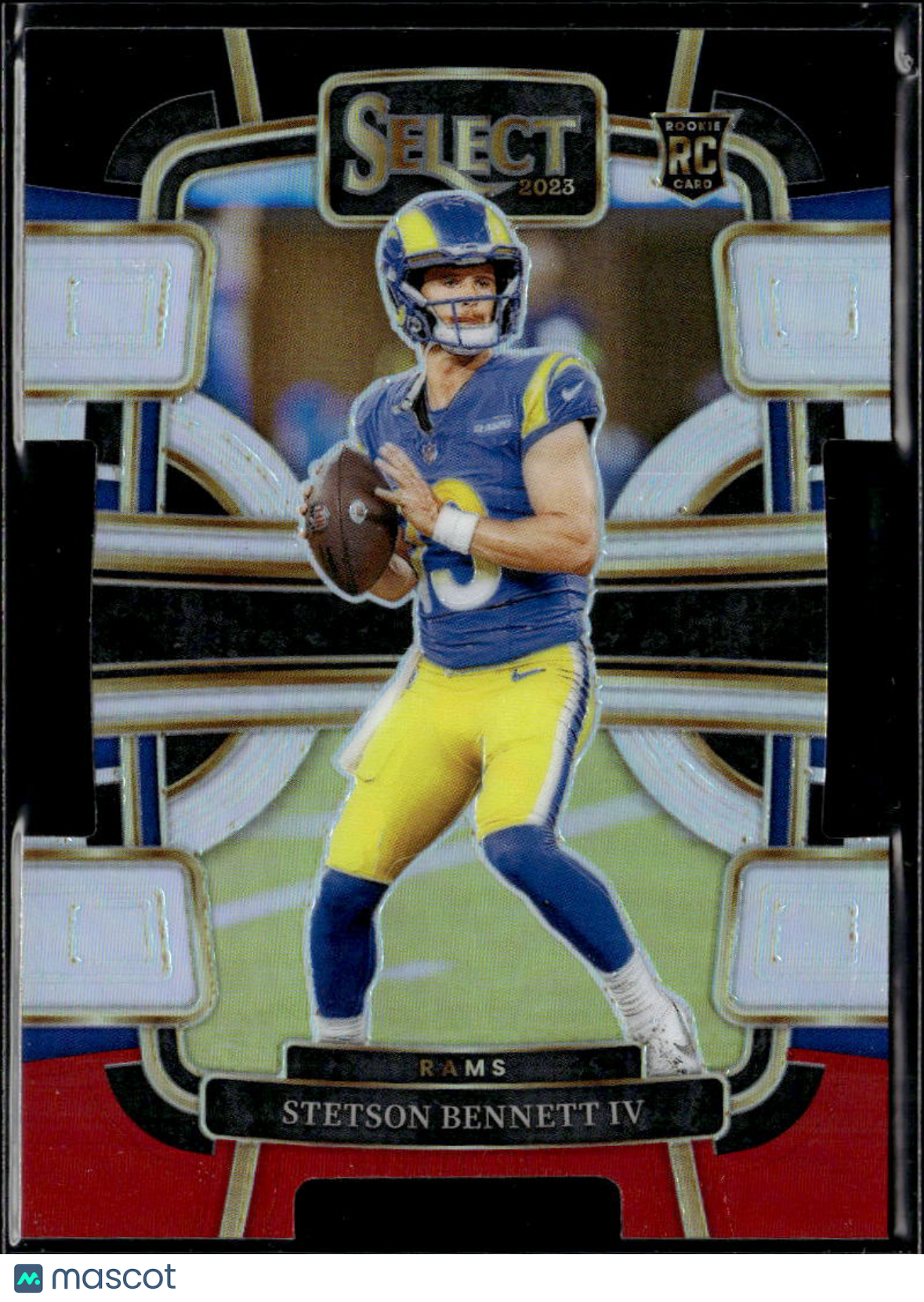 Stetson Bennett IV 2023 Select Red Black Rookie RC Los Angeles Rams