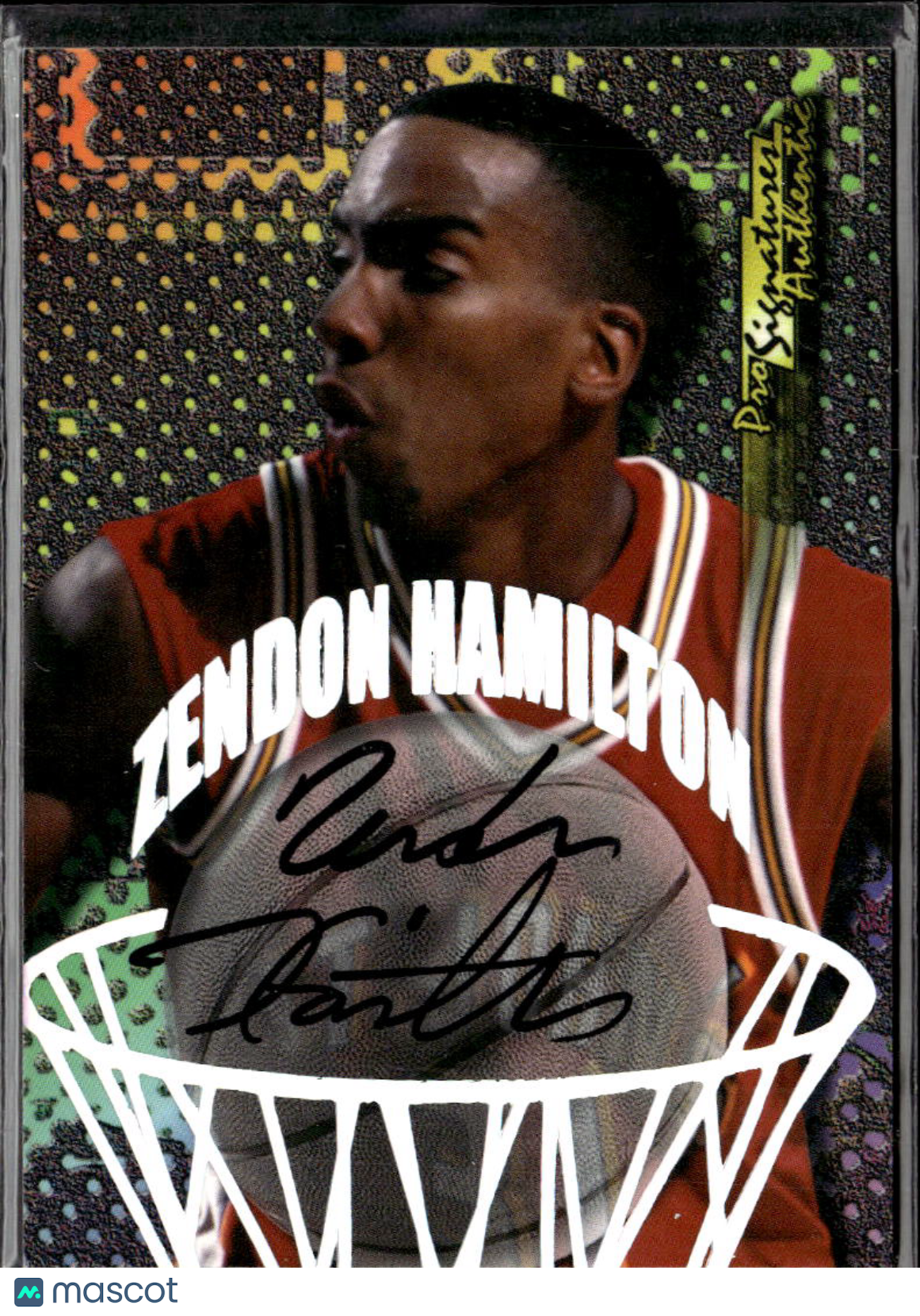 Zendon Hamilton 1998 Collector's Edge Signatures Auto Autograph St. John's
