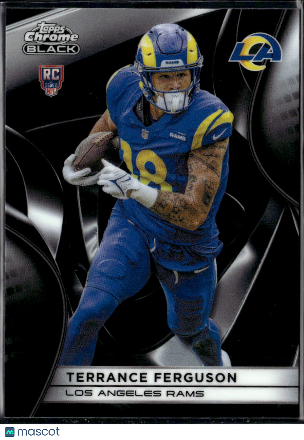 Terrance Ferguson 2025 Topps Chrome Black Rookie RC Los Angeles Rams