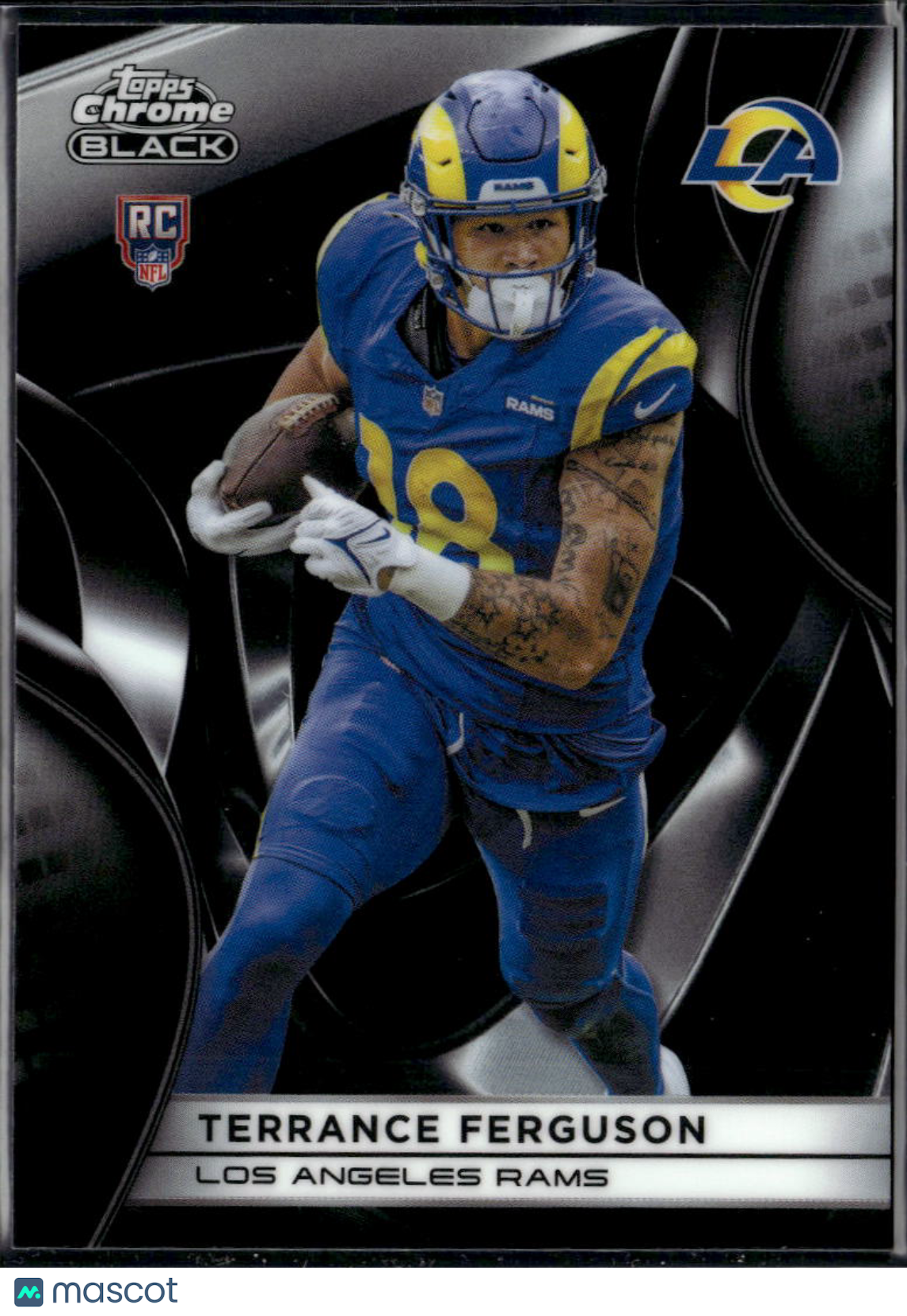 Terrance Ferguson 2025 Topps Chrome Black Rookie RC Los Angeles Rams