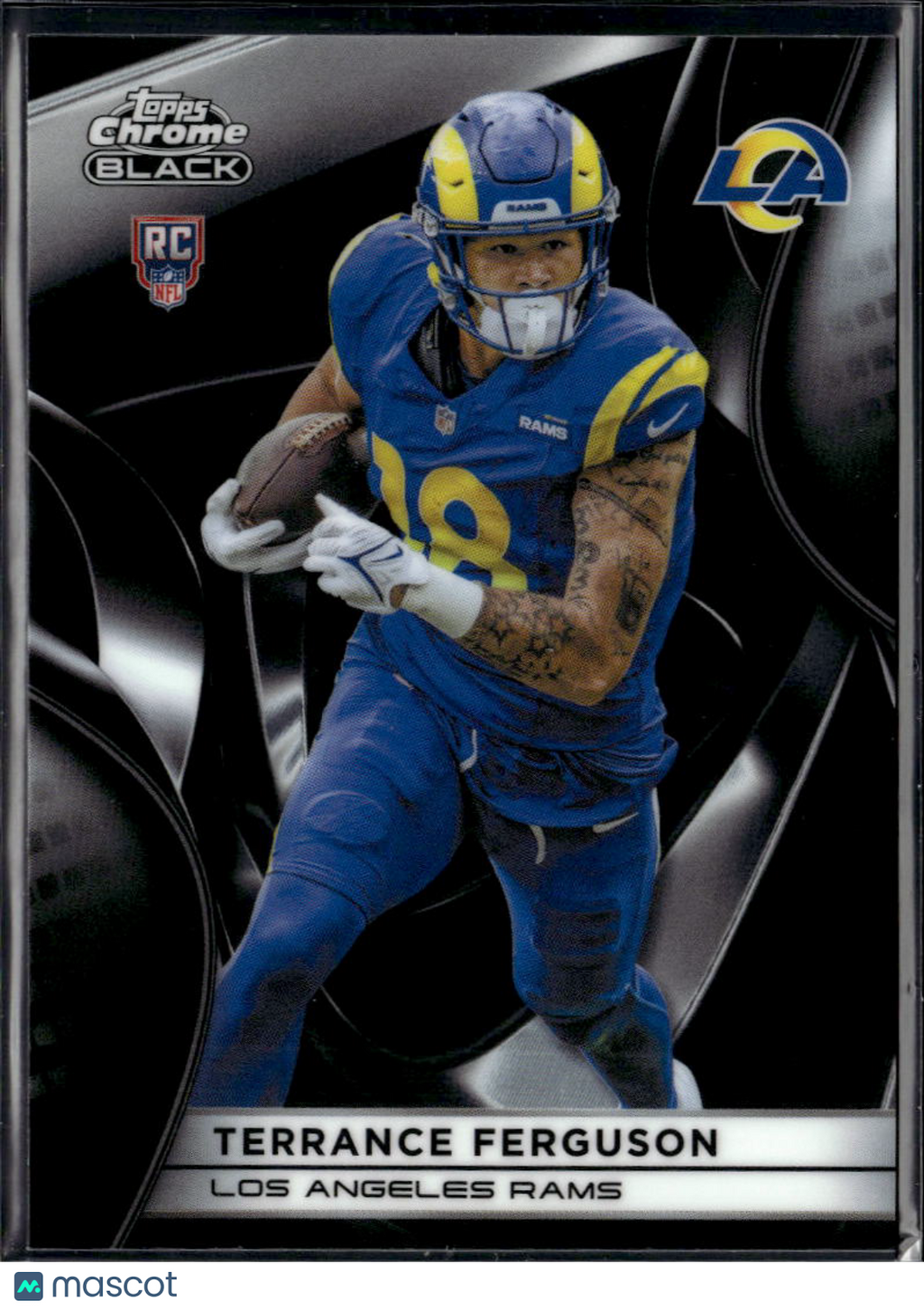Terrance Ferguson 2025 Topps Chrome Black Rookie  RC Los Angeles Rams
