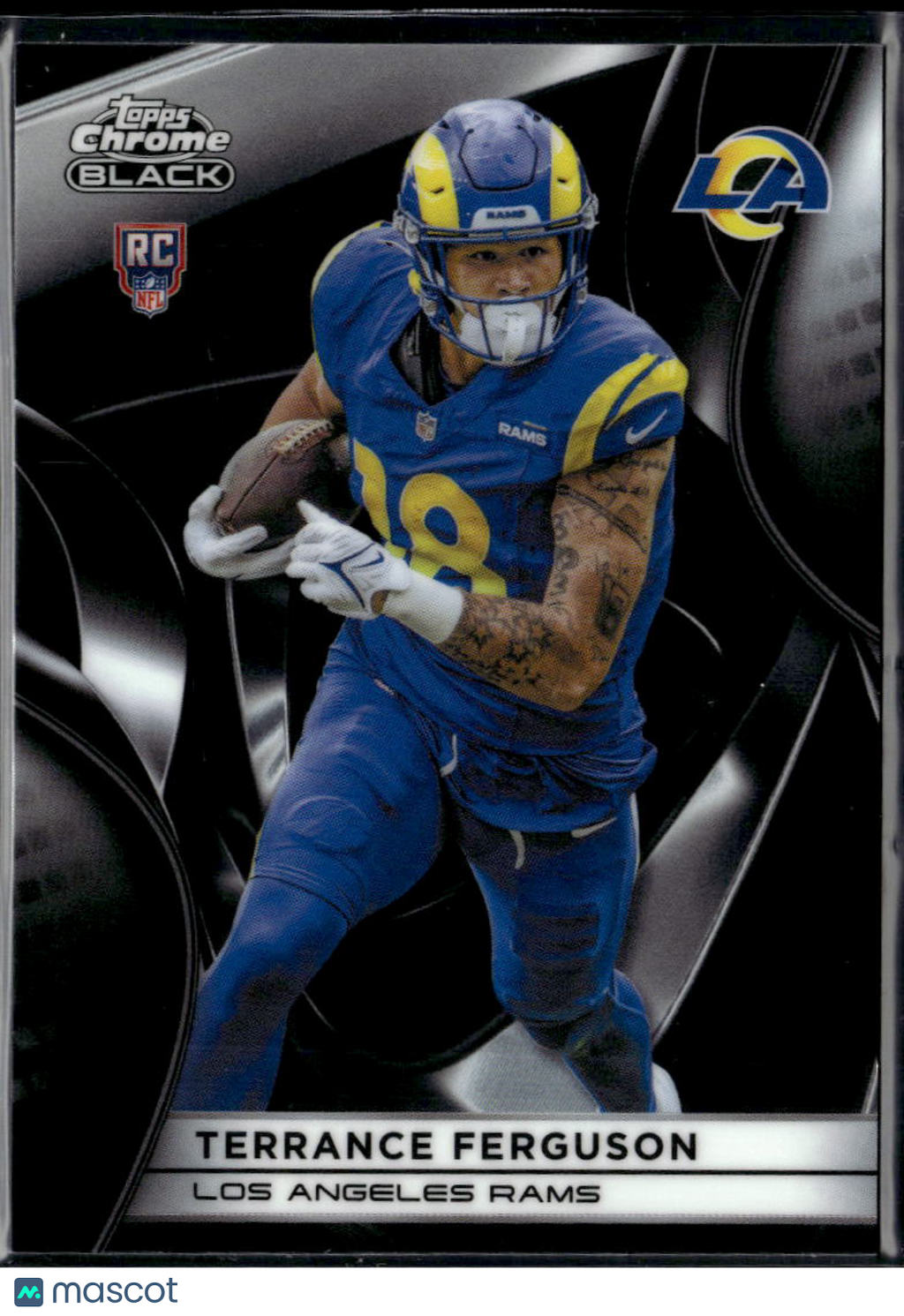 Terrance Ferguson 2025 Topps Chrome Black Rookie RC Los Angeles Rams