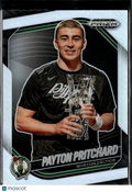 Payton Pritchard 2025 Panini Prizm Black Silver Prizm Boston Celtics