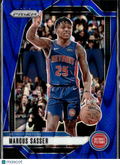 Marcus Sasser 2024 Panini Prizm Blue Wave /99 Detroit Pistons