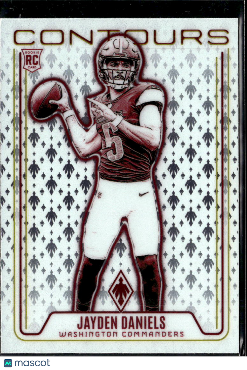 Jayden Daniels 2025 Panini Phoenix Contours RC Washington Commanders
