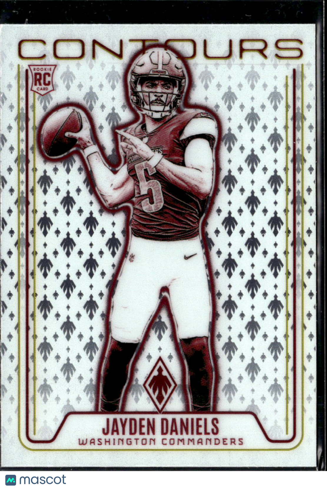 Jayden Daniels 2025 Panini Phoenix Contours RC Washington Commanders