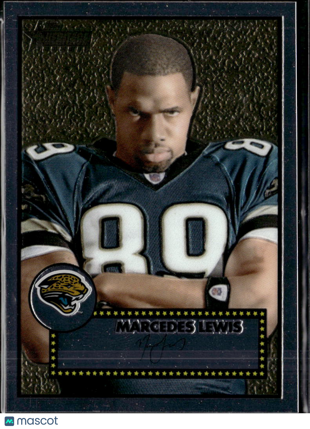 Marcedes Lewis 2006 Topps Heritage Chrome '52 /1952 Jacksonville Jaguars