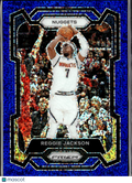 Reggie Jackson 2023 Prizm Blue Sparkle /144 Denver Nuggets