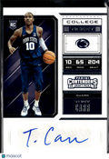 Tony Carr 2018 Contenders Draft Auto Autograph RC Penn State Nittany Lions