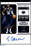 Tony Carr 2018 Contenders Draft Auto Autograph RC Penn State Nittany Lions
