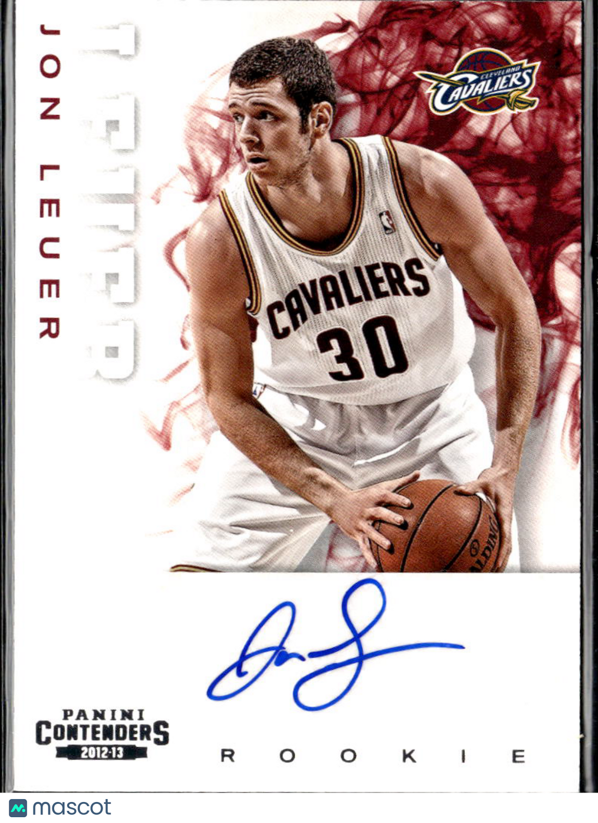Jon Leuer 2012 Panini Contenders Auto Autograph Cleveland Cavaliers