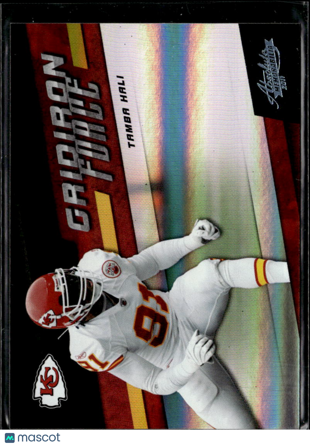 Tamba Hali 2011 Absolute Memorabilia Gridiron Force /100 Kansas City Chiefs