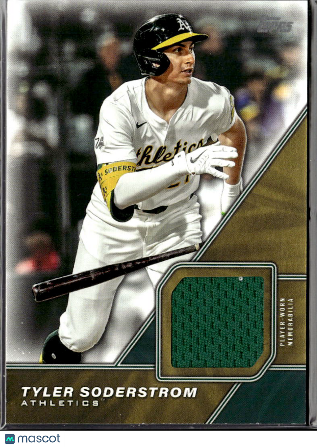 Tyler Soderstrom 2026 Topps Jersey Patch Oakland Athletics
