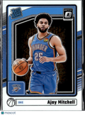 Ajay Mitchell 2025 Optic Rated Rookie RC Oklahoma City Thunder