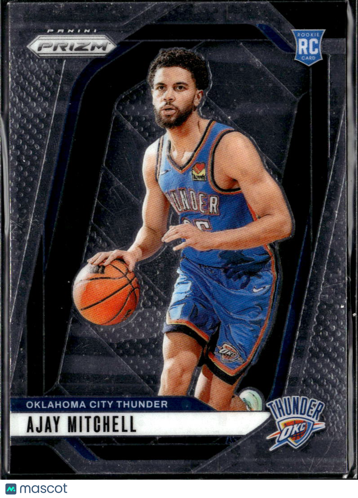 Ajay Mitchell 2024 Panini Prizm Rookie RC Oklahoma City Thunder
