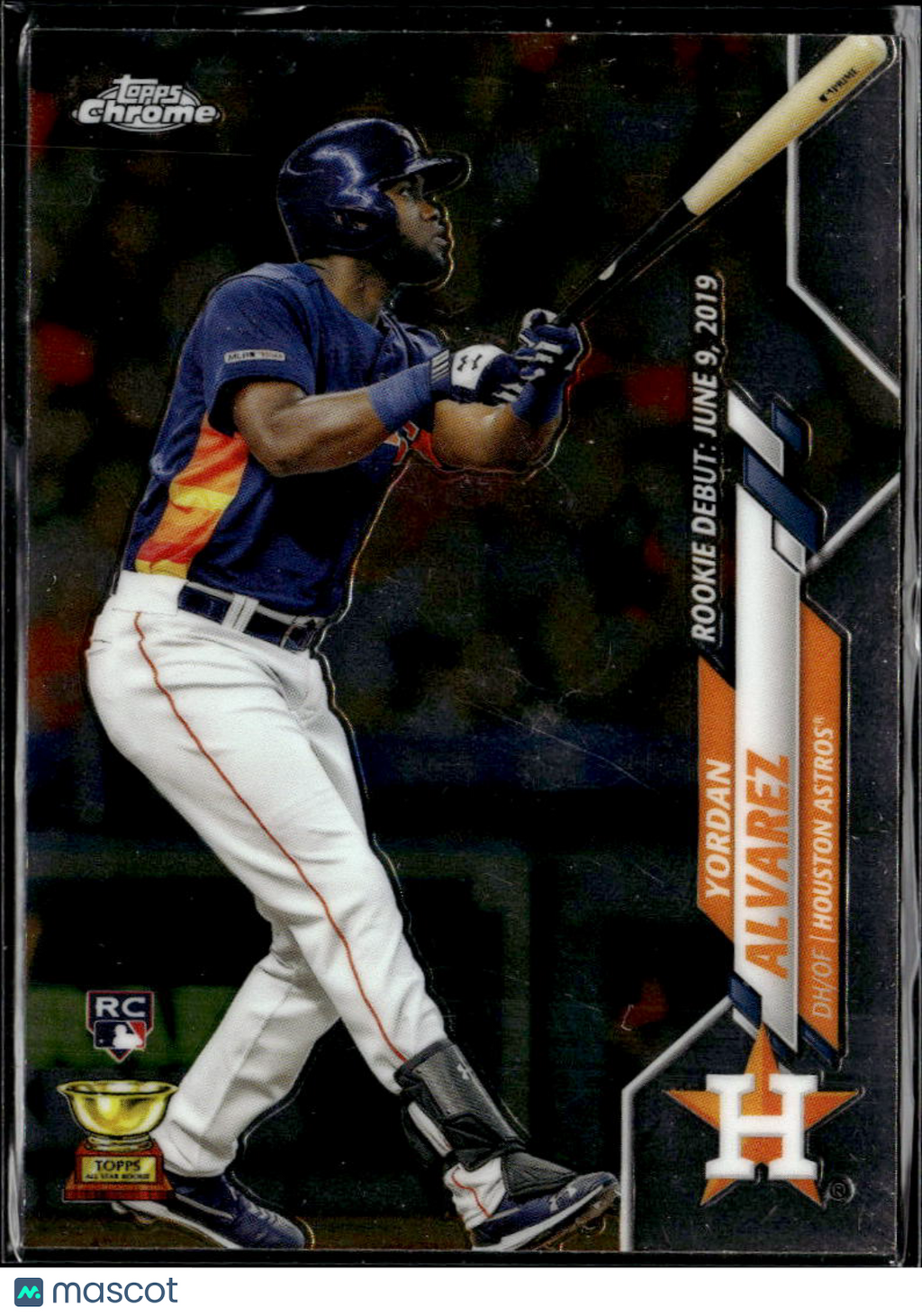 Yordan Alvarez 2020 Topps Chrome Update Rookie RC Houston Astros