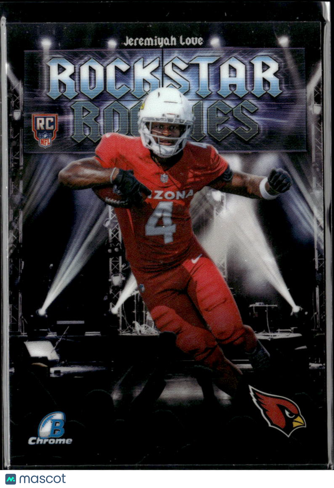 Jeremiyah Love 2026 Bowman Chrome Rockstar Rookies RC Arizona Cardinals