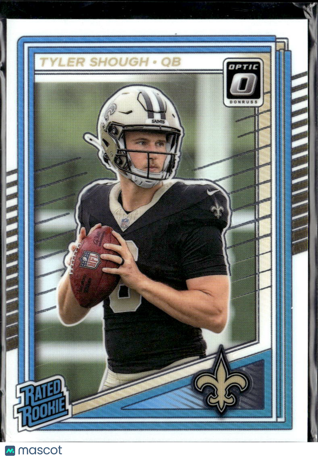 Tyler Shough 2025 Optic Rated Rookie RC New Orleans Saints