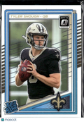 Tyler Shough 2025 Optic Rated Rookie RC New Orleans Saints