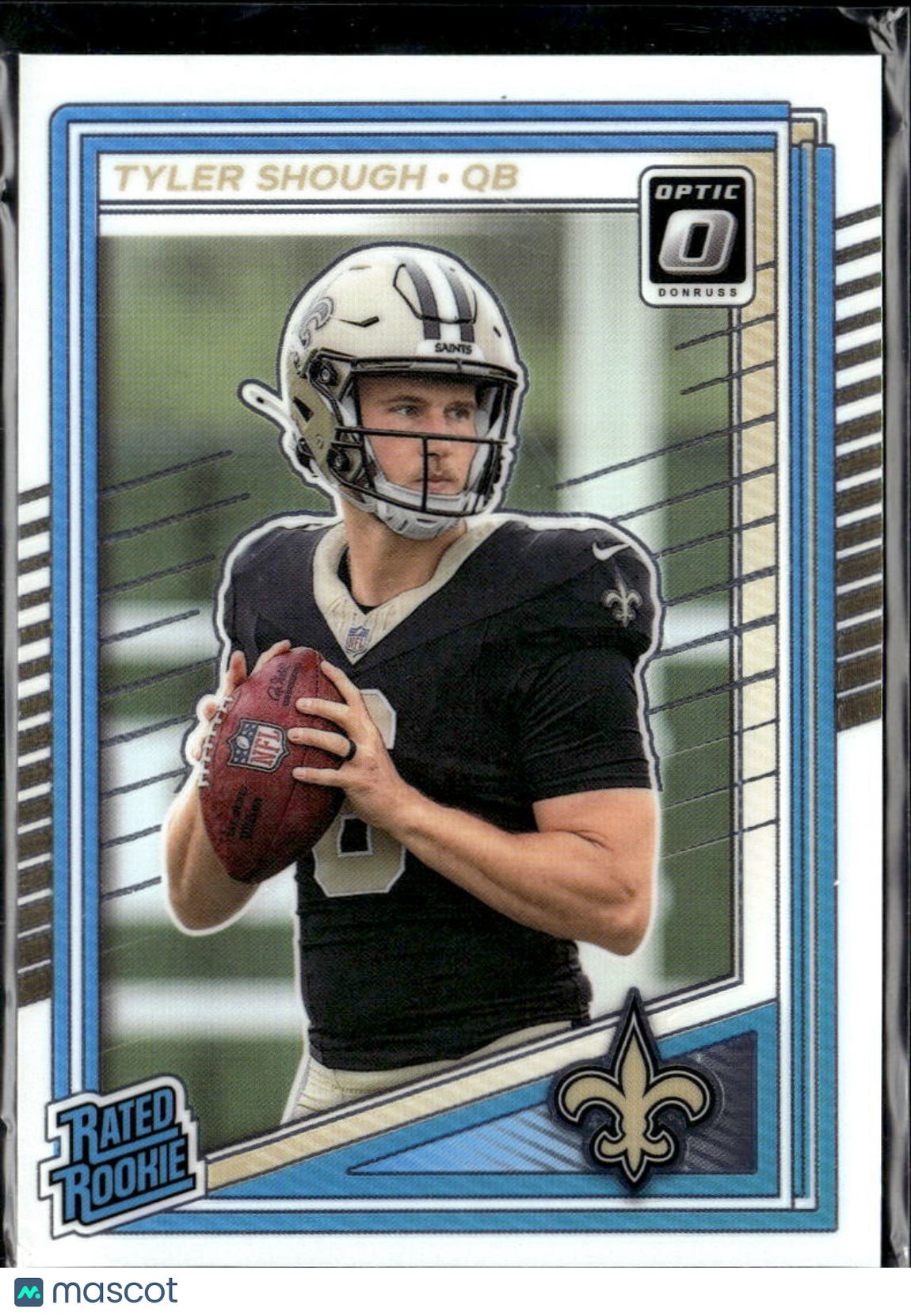 Tyler Shough 2025 Optic Rated Rookie RC New Orleans Saints