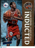 Allen Iverson 2017 Panini Aficionado Inducted Philadelphia 76ers