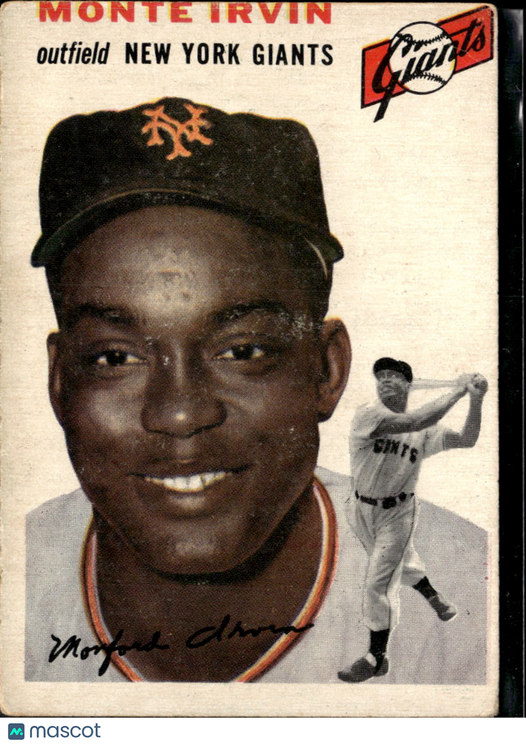 Monte Irvin 1954 Topps #3 New York Giants