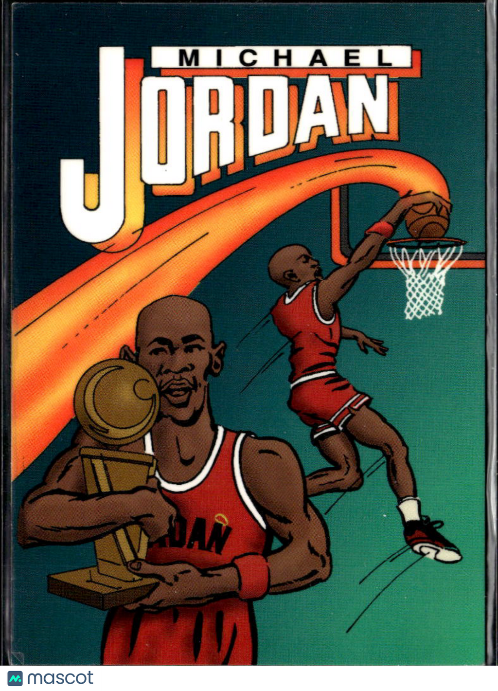 Michael Jordan 1989 Broder Promo Chicago Bulls