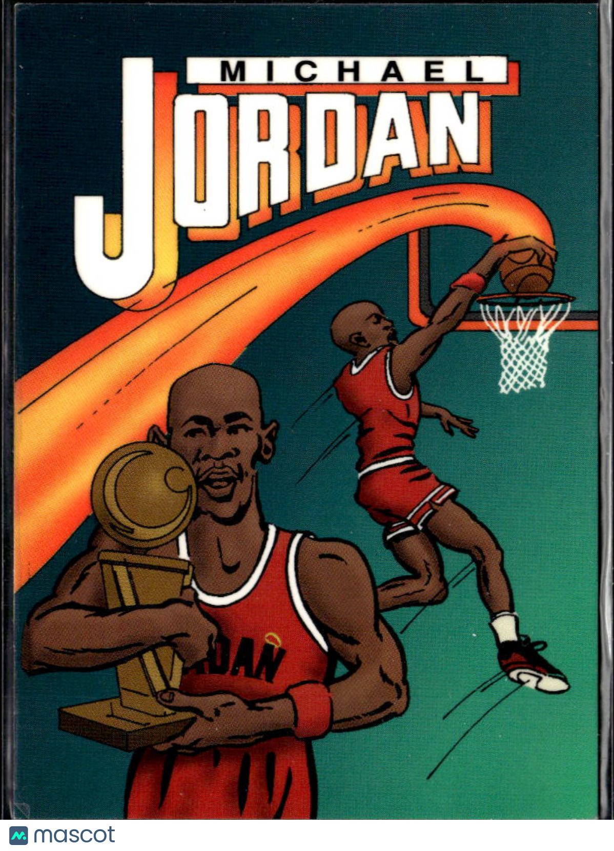 Michael Jordan 1989 Broder Promo Chicago Bulls