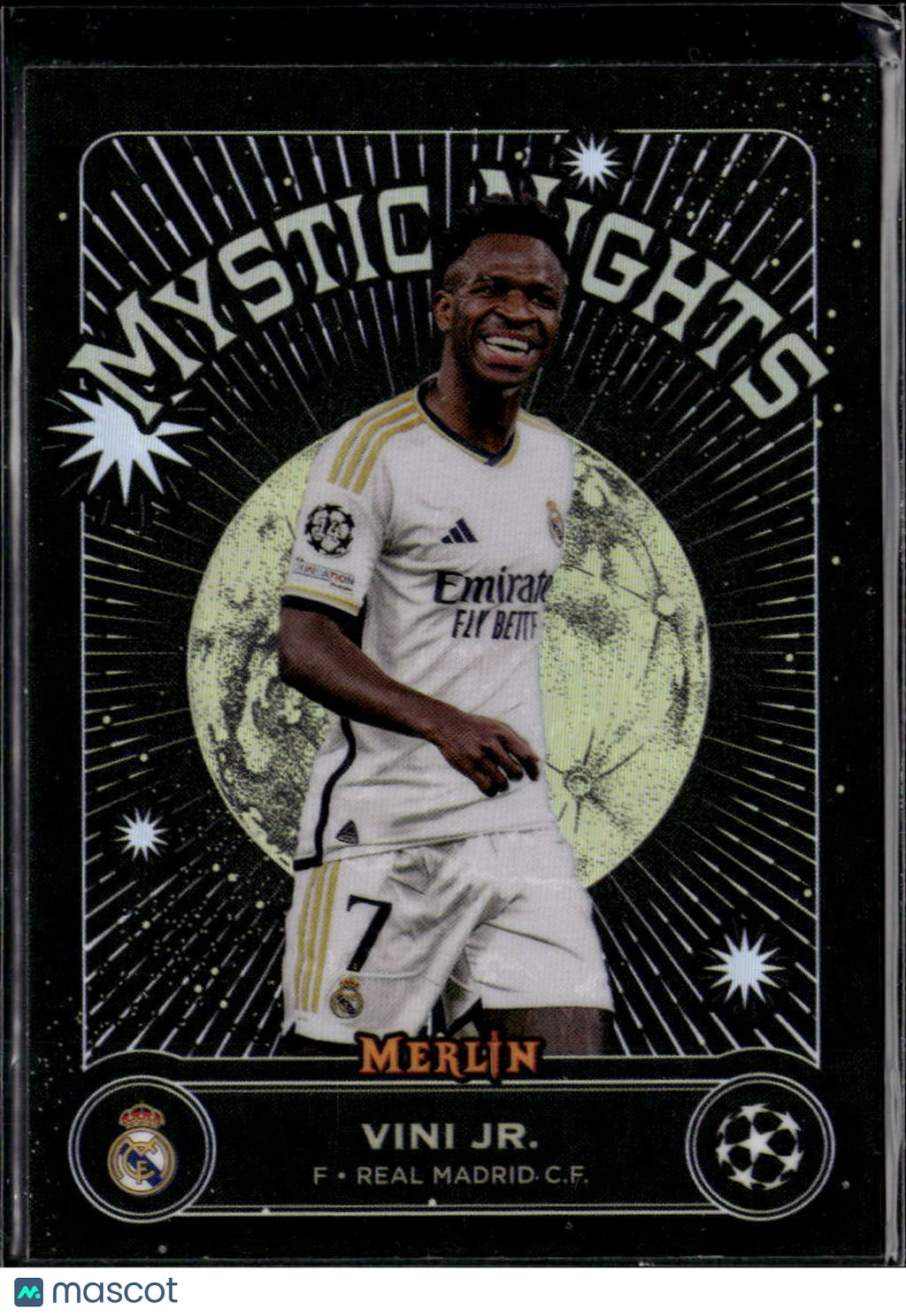 Vini Jr. 2024 Topps Merlin Heritage UEFA Club Competitions Real Madrid C.F.