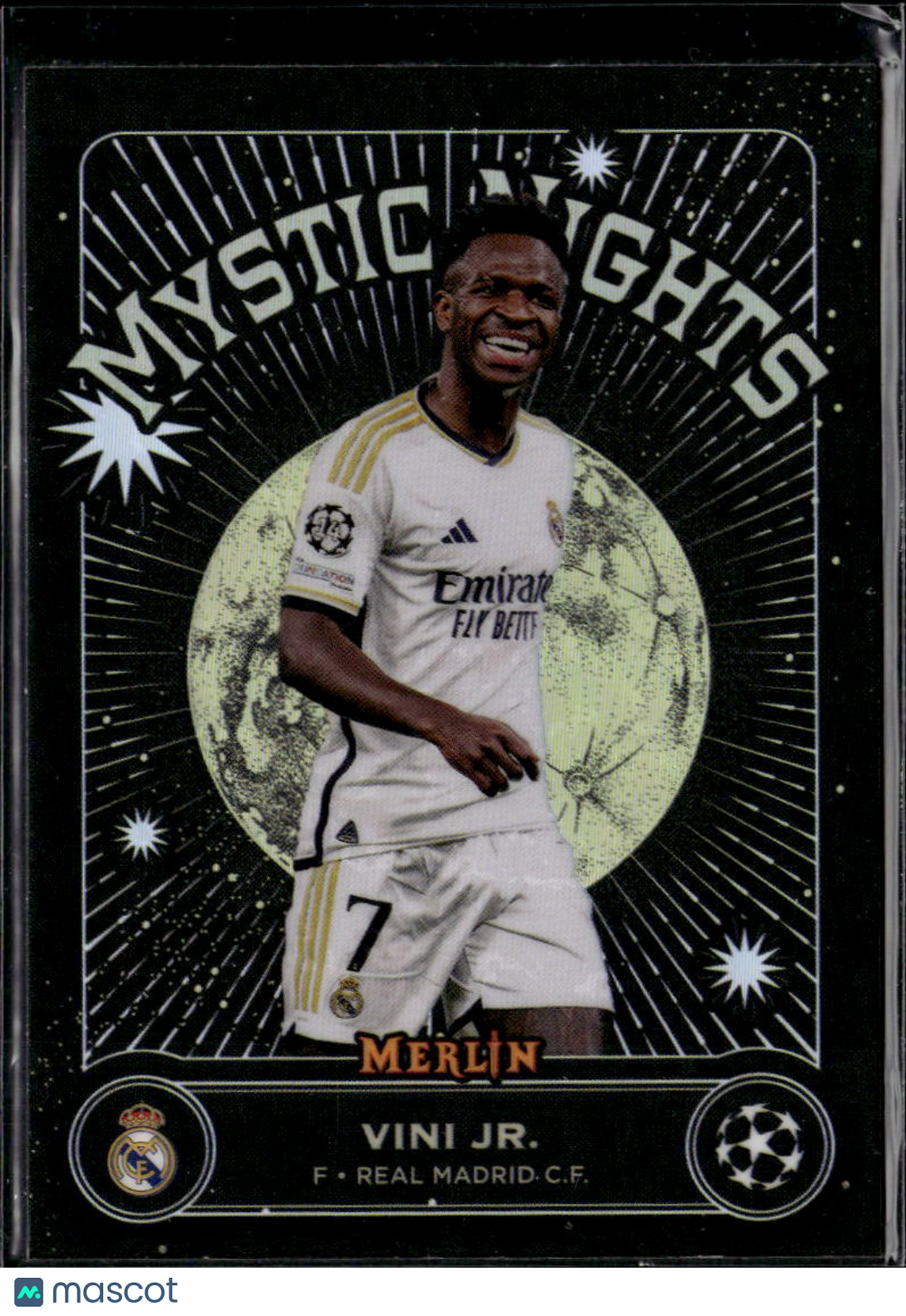 Vini Jr. 2024 Topps Merlin Heritage UEFA Club Competitions Real Madrid C.F.