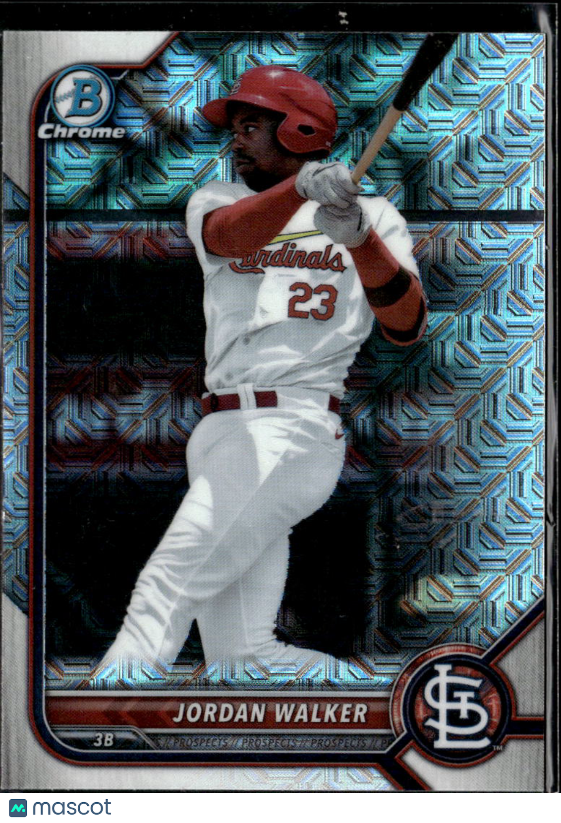 Jordan Walker 2022 Bowman Chrome Mega Box Refractor St. Louis Cardinals