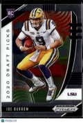 Joe Burrow 2020 Prizm Draft Picks Rookie RC LSU Tigers