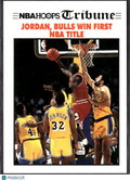 Michael Jordan 1991 NBA Hoops Chicago Bulls #542