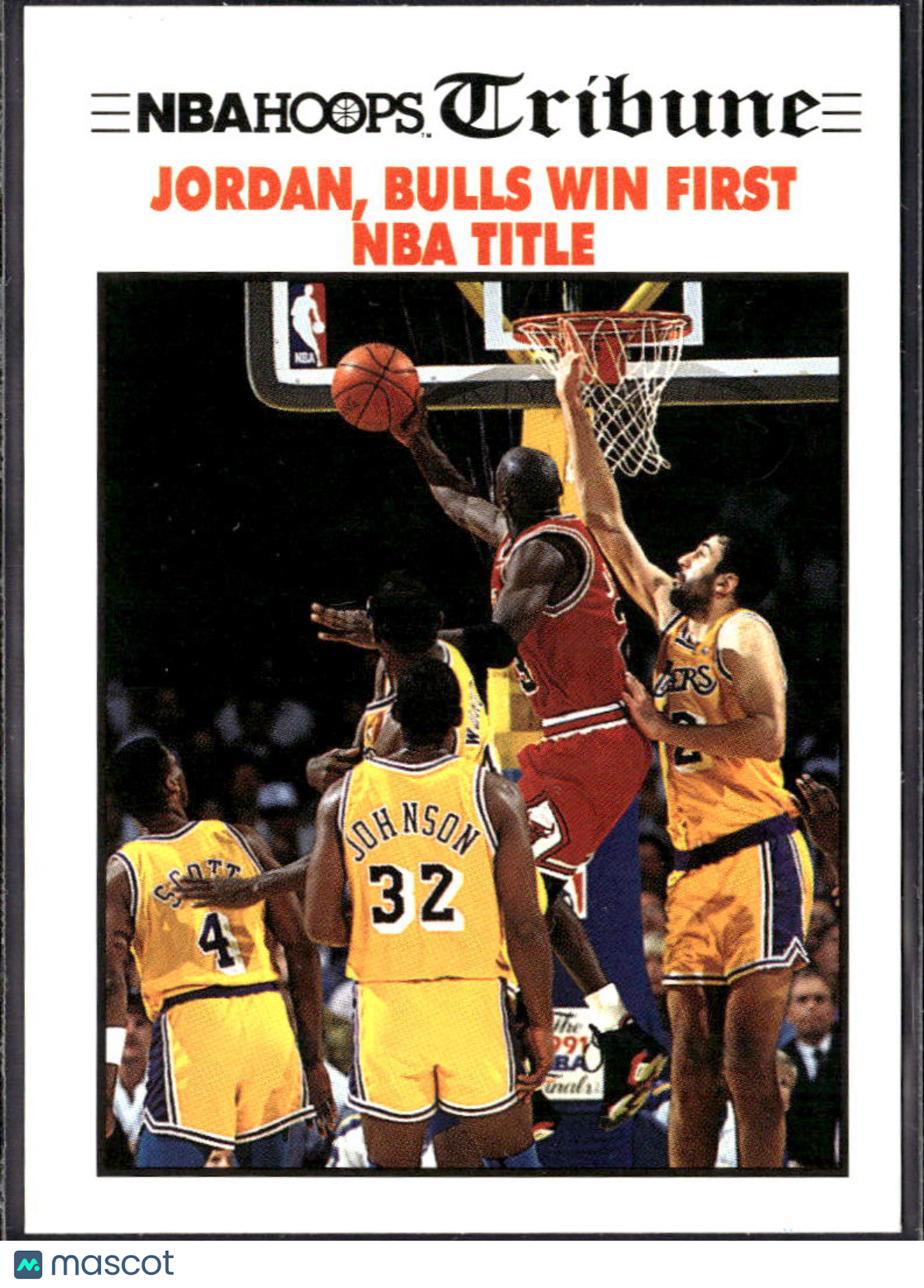 Michael Jordan 1991 NBA Hoops Chicago Bulls #542