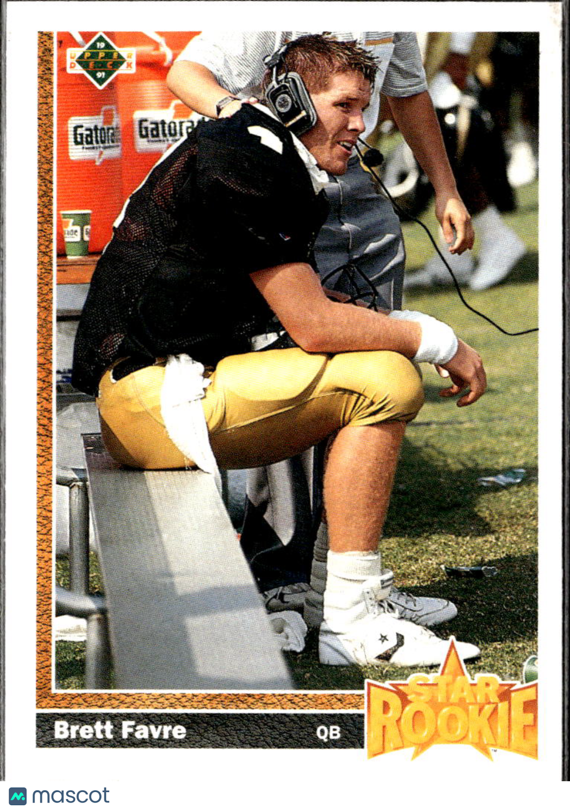 Brett Favre 1991 Upper Deck Rookie RC Atlanta Falcons