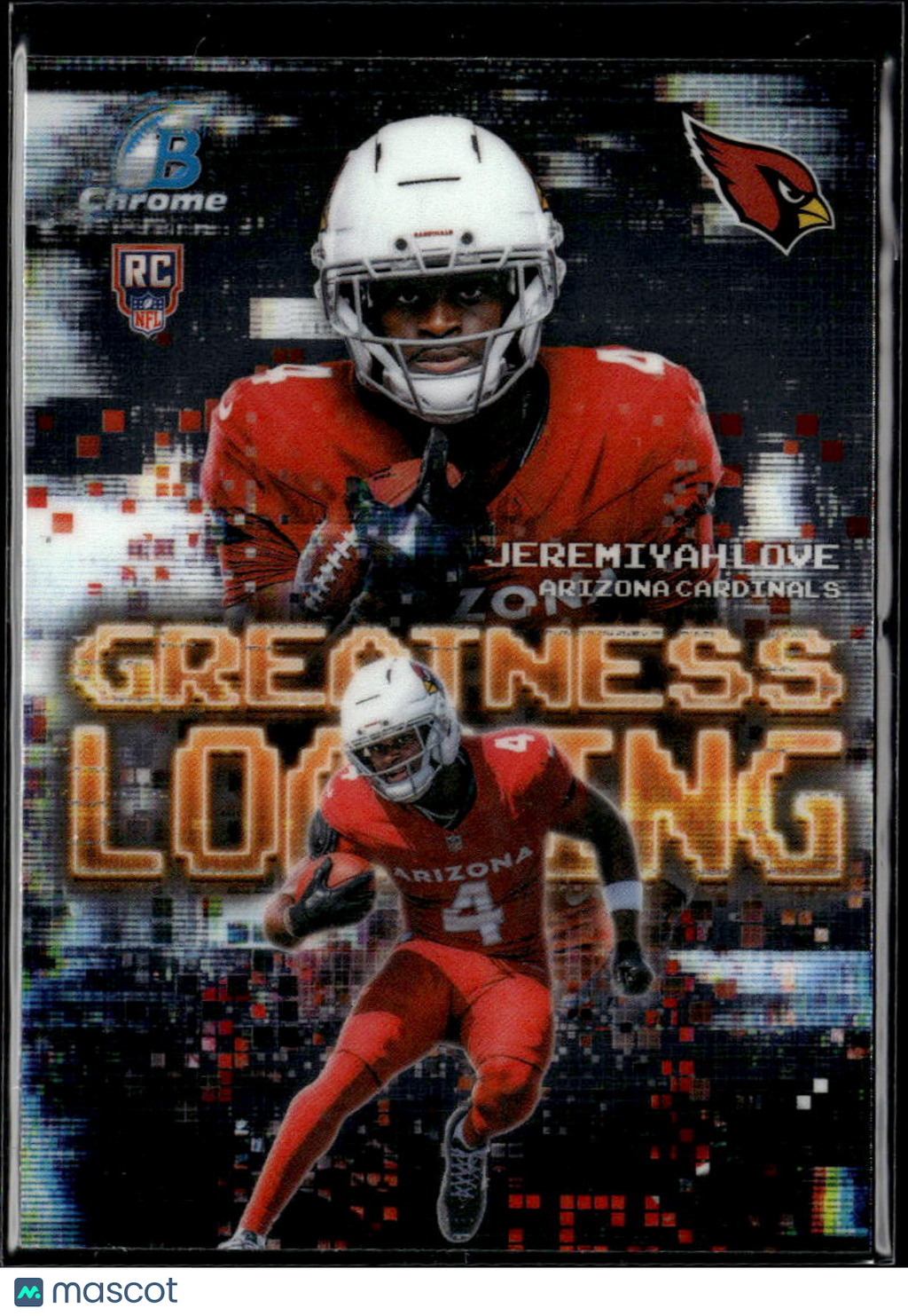 Jeremiyah Love 2026 Bowman Chrome RC Arizona Cardinals