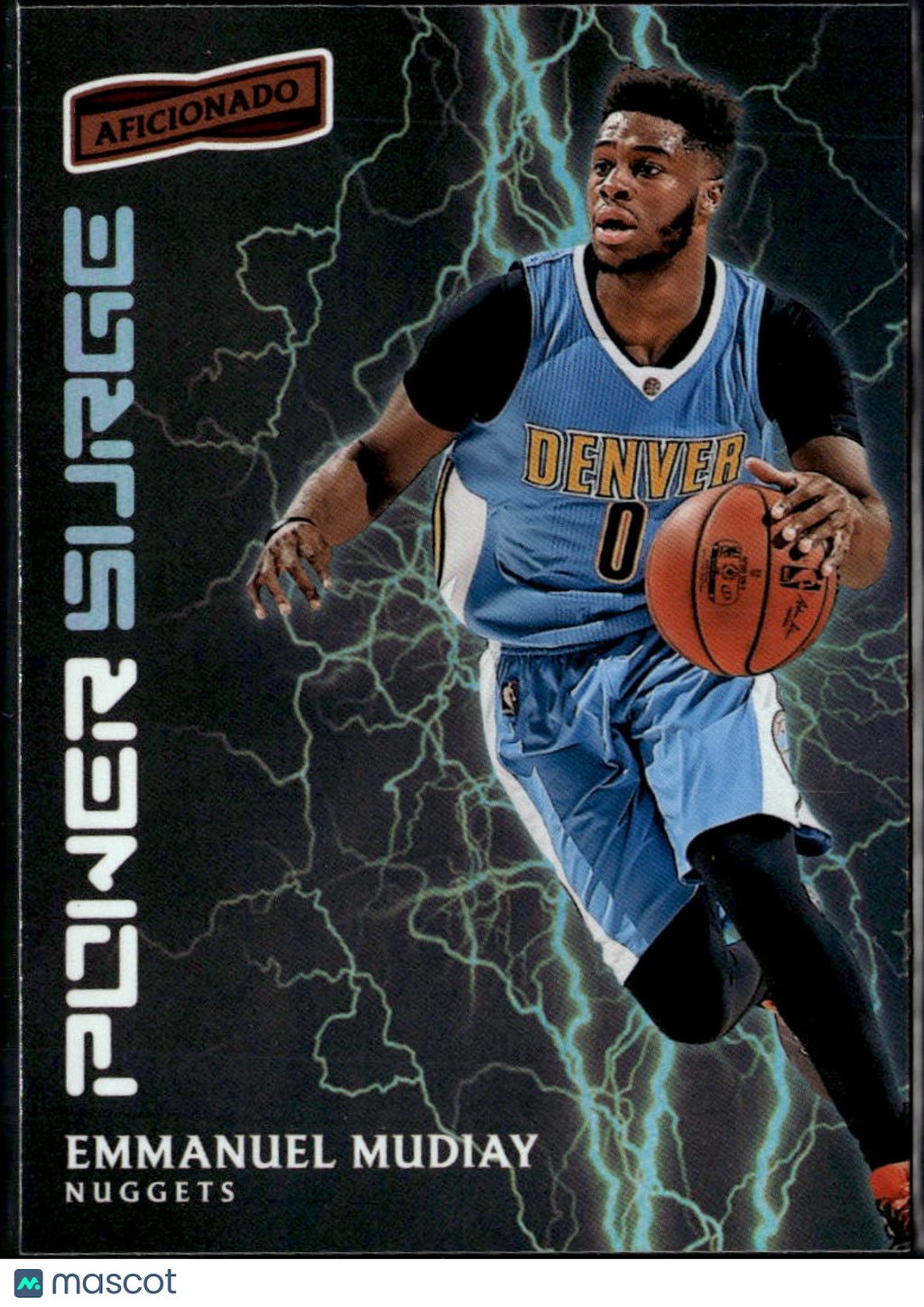 Emmanuel Mudiay 2016-17 Panini Aficionado Power Surge Denver Nuggets