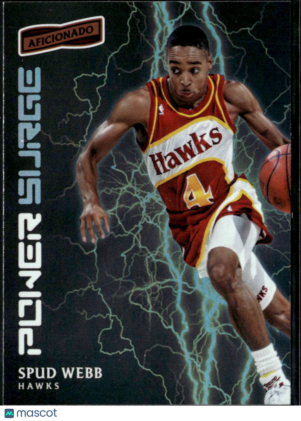 Spud Webb 2016-17 Panini Aficionado Power Surge Atlanta Hawks