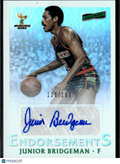 Junior Bridgeman 2016-17 Aficionado Auto Autograph /199 Milwaukee Bucks