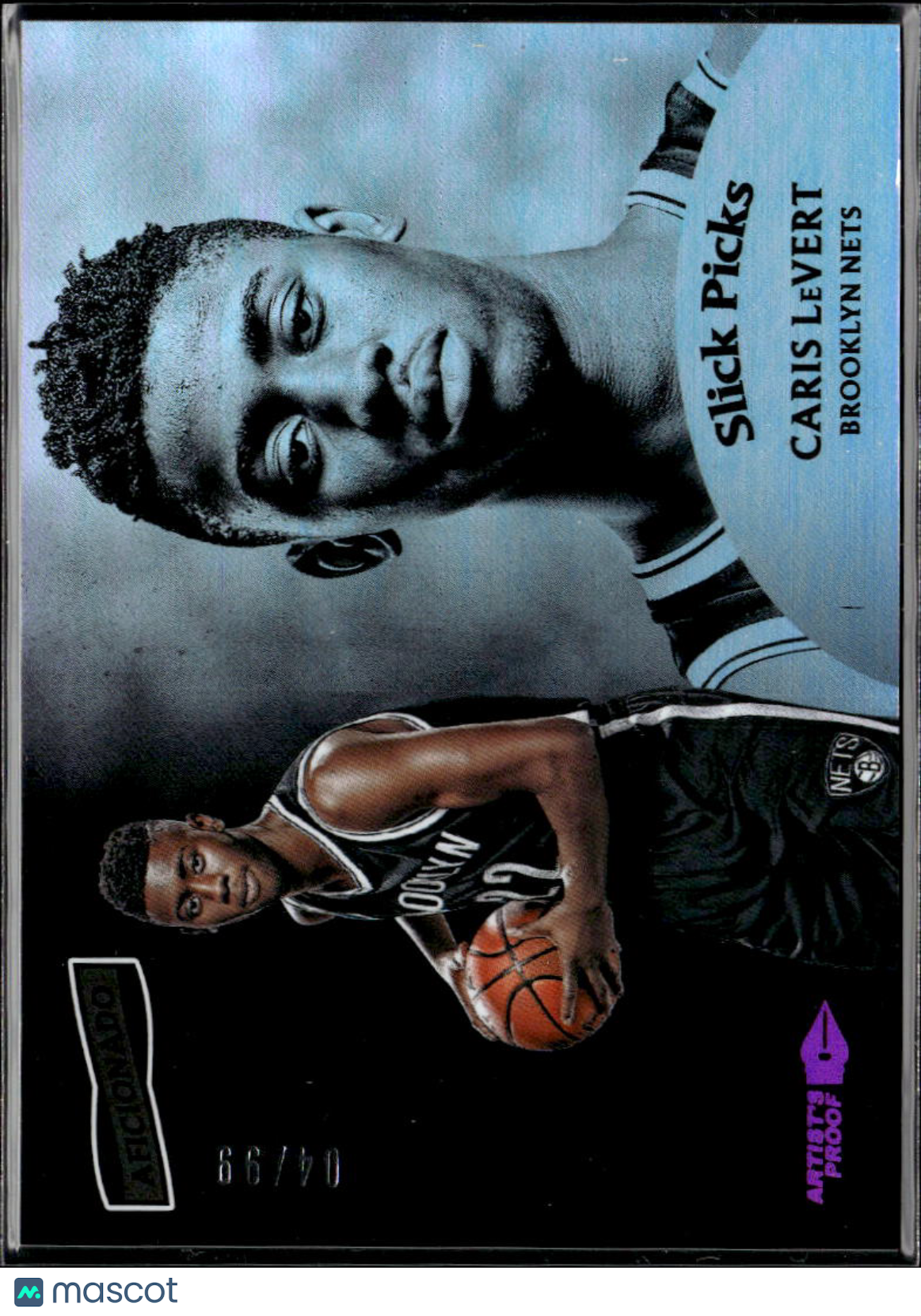 Caris LeVert 2016-17 Panini Aficionado Artist's Proof RC /99 Brooklyn Nets