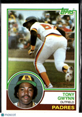 Tony Gwynn 1983 Topps Rookie Card RC #482 San Diego Padres