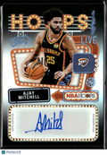 Ajay Mitchell 2026 Topps Hoops Auto Autograph Oklahoma City Thunder