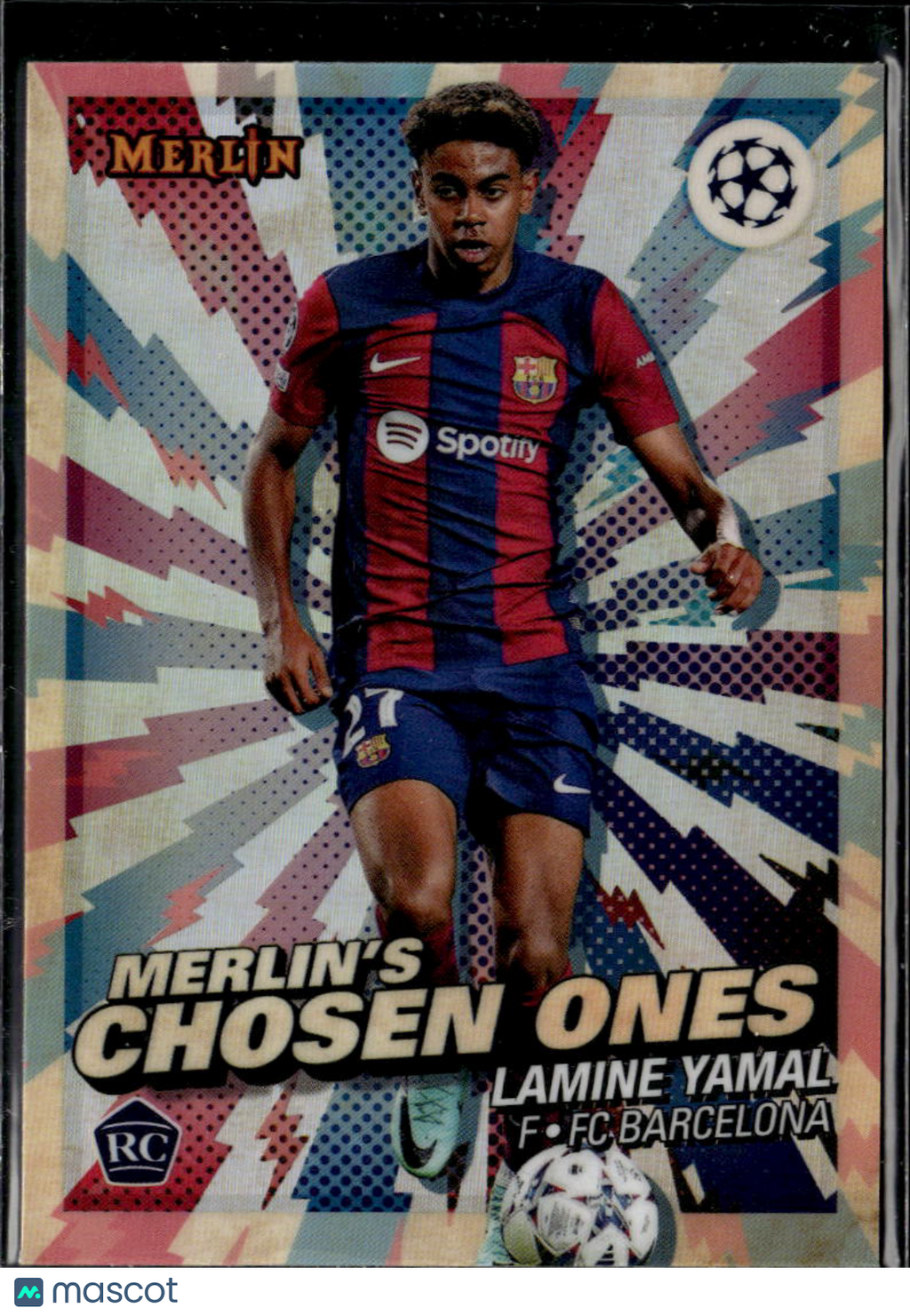 Lamine Yamal 2024 Topps Merlin Chosen Ones Rookie RC FC Barcelona