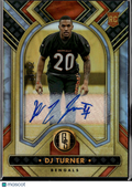 DJ Turner 2023 Gold Standard Auto Autograph RC 29/49 Cincinnati Bengals
